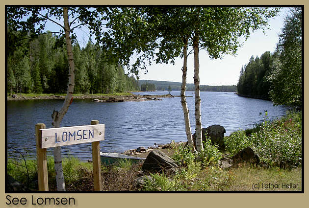See Lomsen in Vrmland Schweden